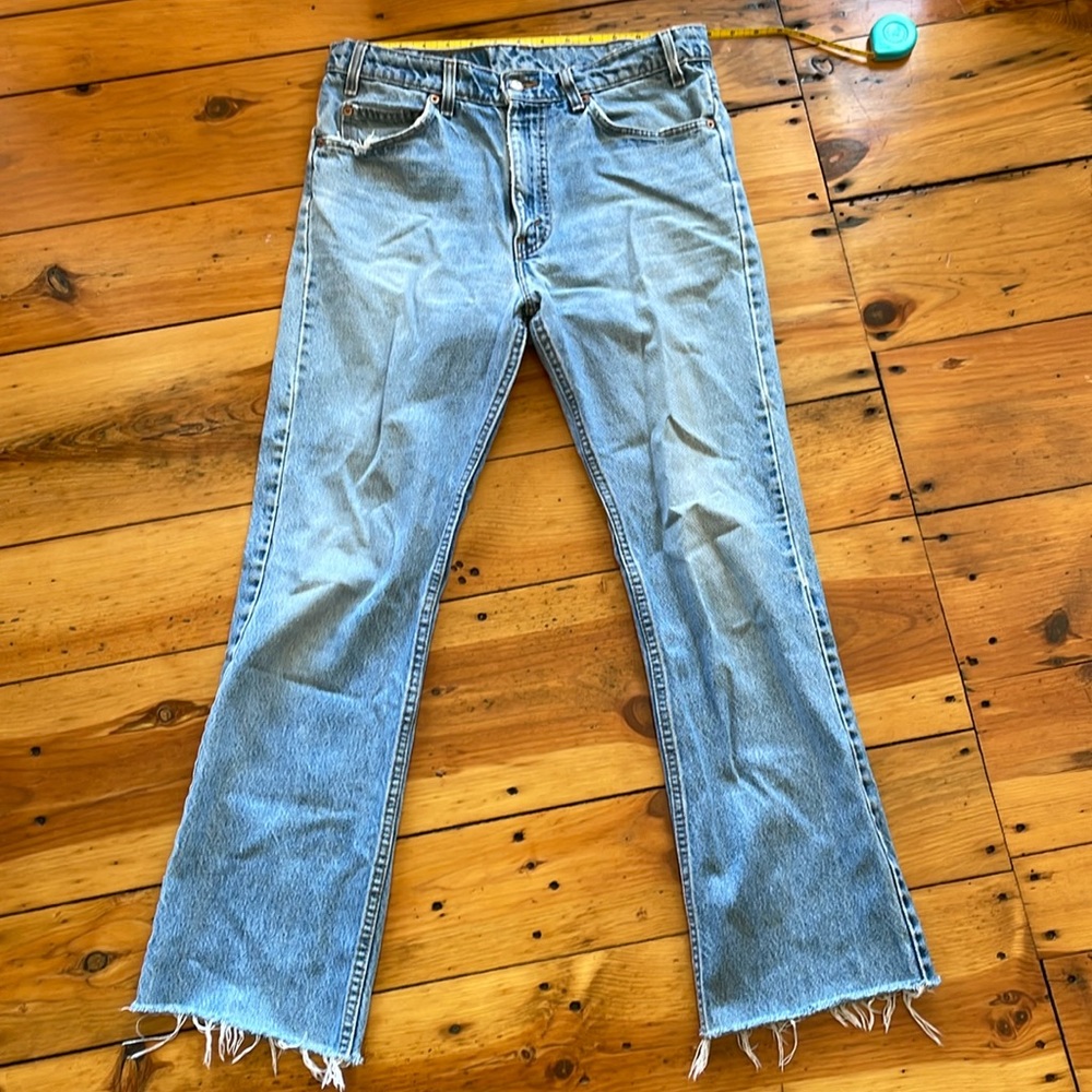 Vintage Levi 517’s Orange Tab Light Wash